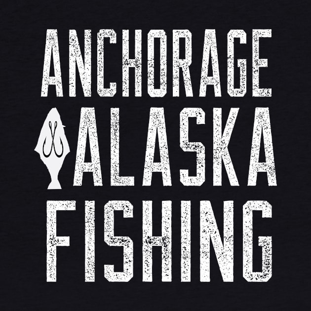 ANCHORAGE ALASKA FISHING by Cult Classics